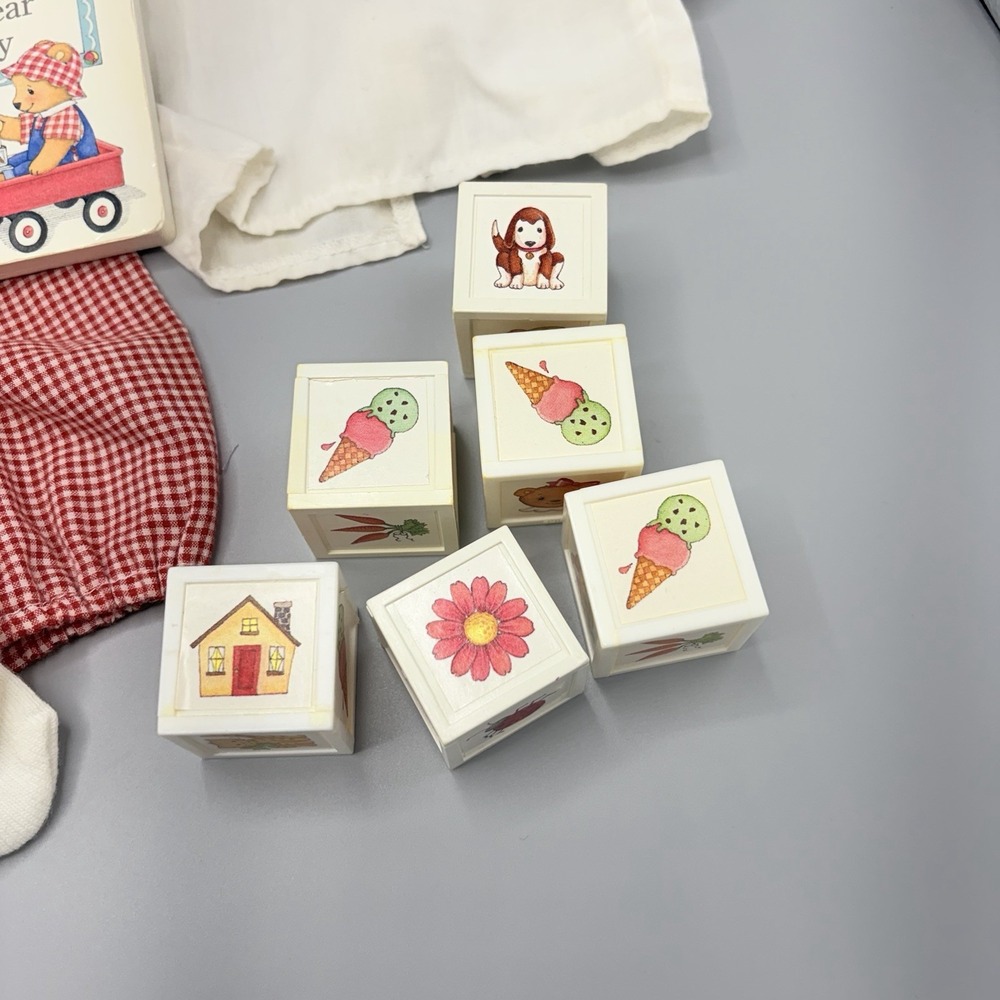 American Girl Bitty Baby Fun in the Sun Red Gingham Set Outfit & ExtrasToy Shoes - Picture 2 of 10